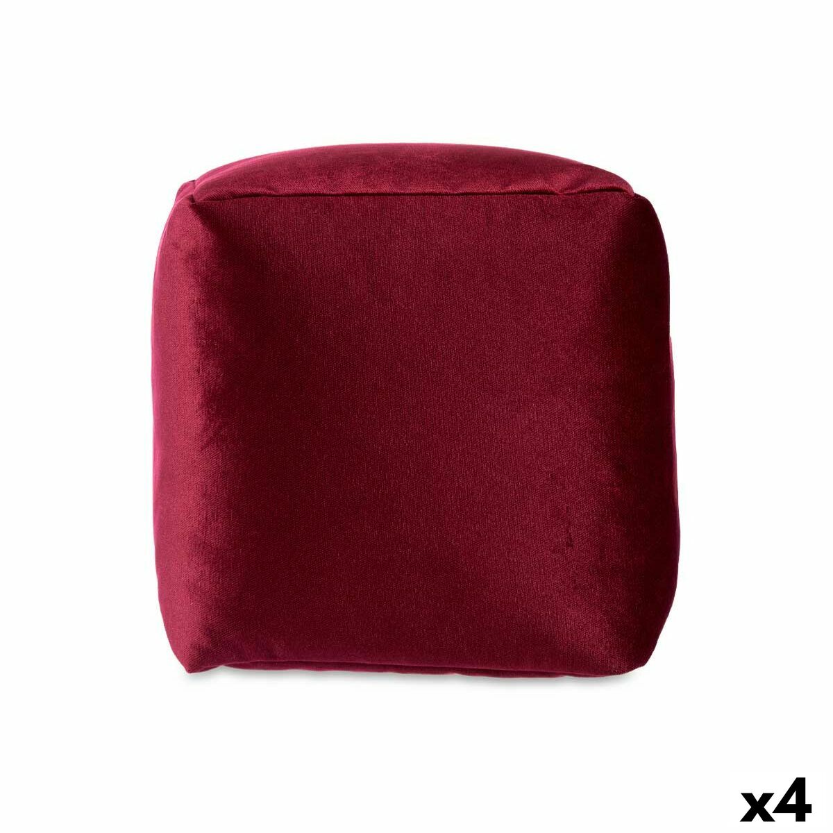 Puff Gift Decor Μπορντό πολυστερίνη Βελούδο (4 Μονάδες) Puff Gift Decor Μπορντό πολυστερίνη Βελούδο (4 Μονάδες)