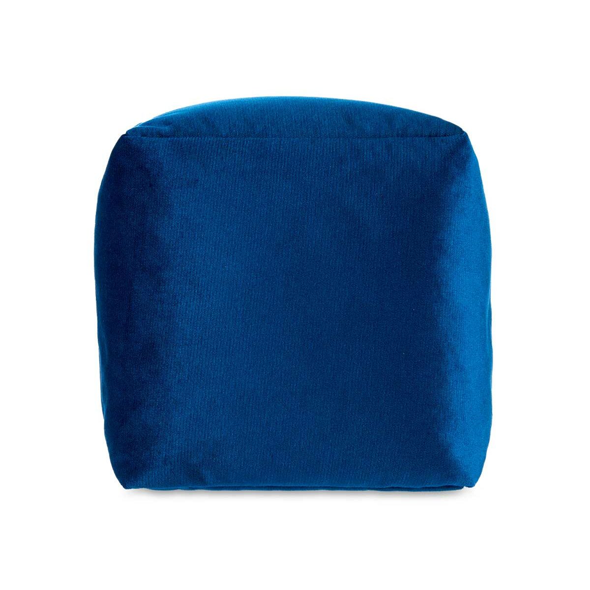 Puff Βελούδο Μπλε 30 x 30 x 30 cm (4 Μονάδες) Puff Βελούδο Μπλε 30 x 30 x 30 cm (4 Μονάδες)