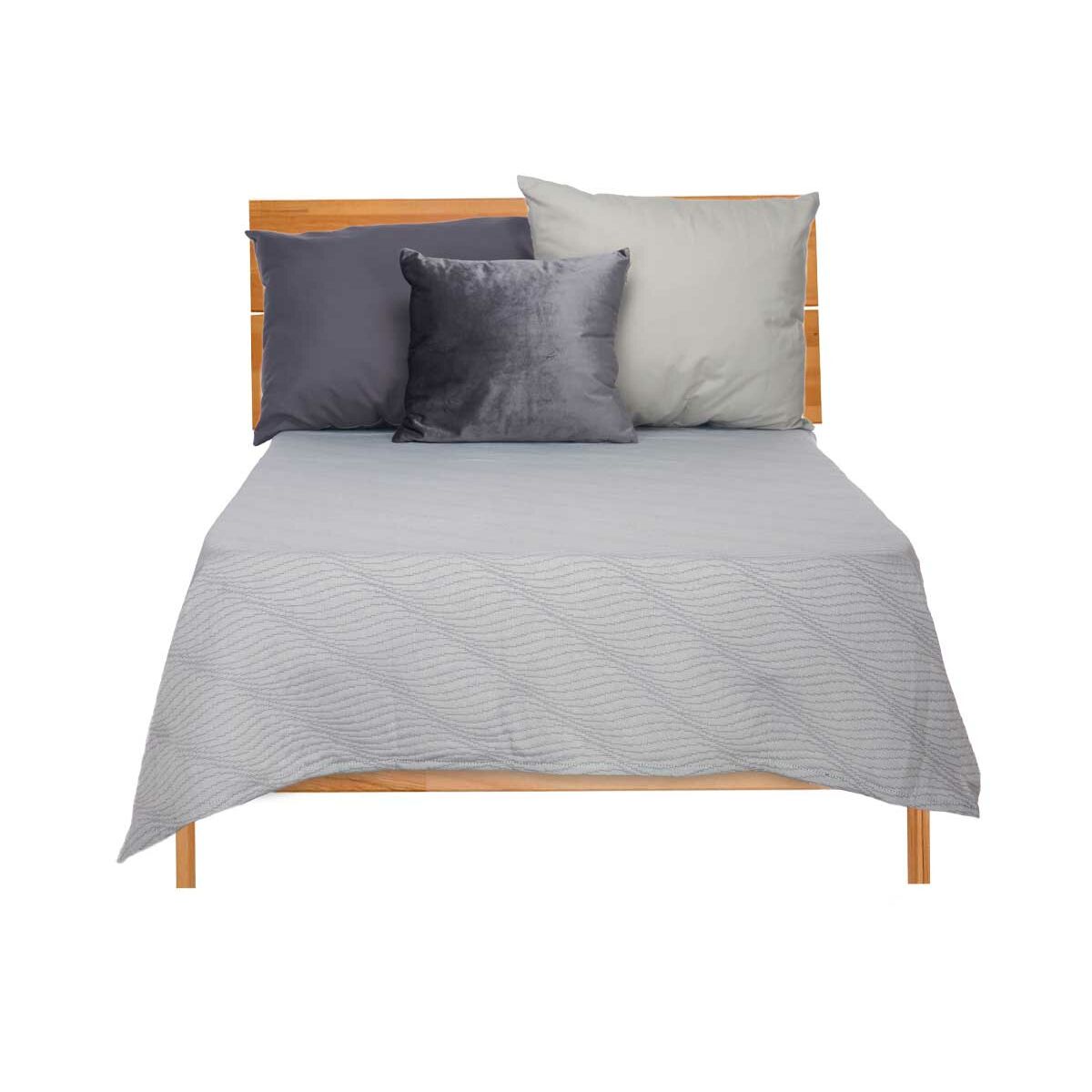 Πάπλωμα 240 x 260 cm Γκρι (4 Μονάδες) Πάπλωμα 240 x 260 cm Γκρι (4 Μονάδες)