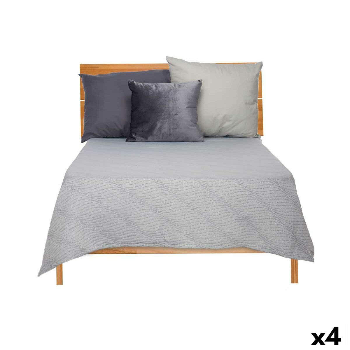 Πάπλωμα 240 x 260 cm Γκρι (4 Μονάδες) Πάπλωμα 240 x 260 cm Γκρι (4 Μονάδες)