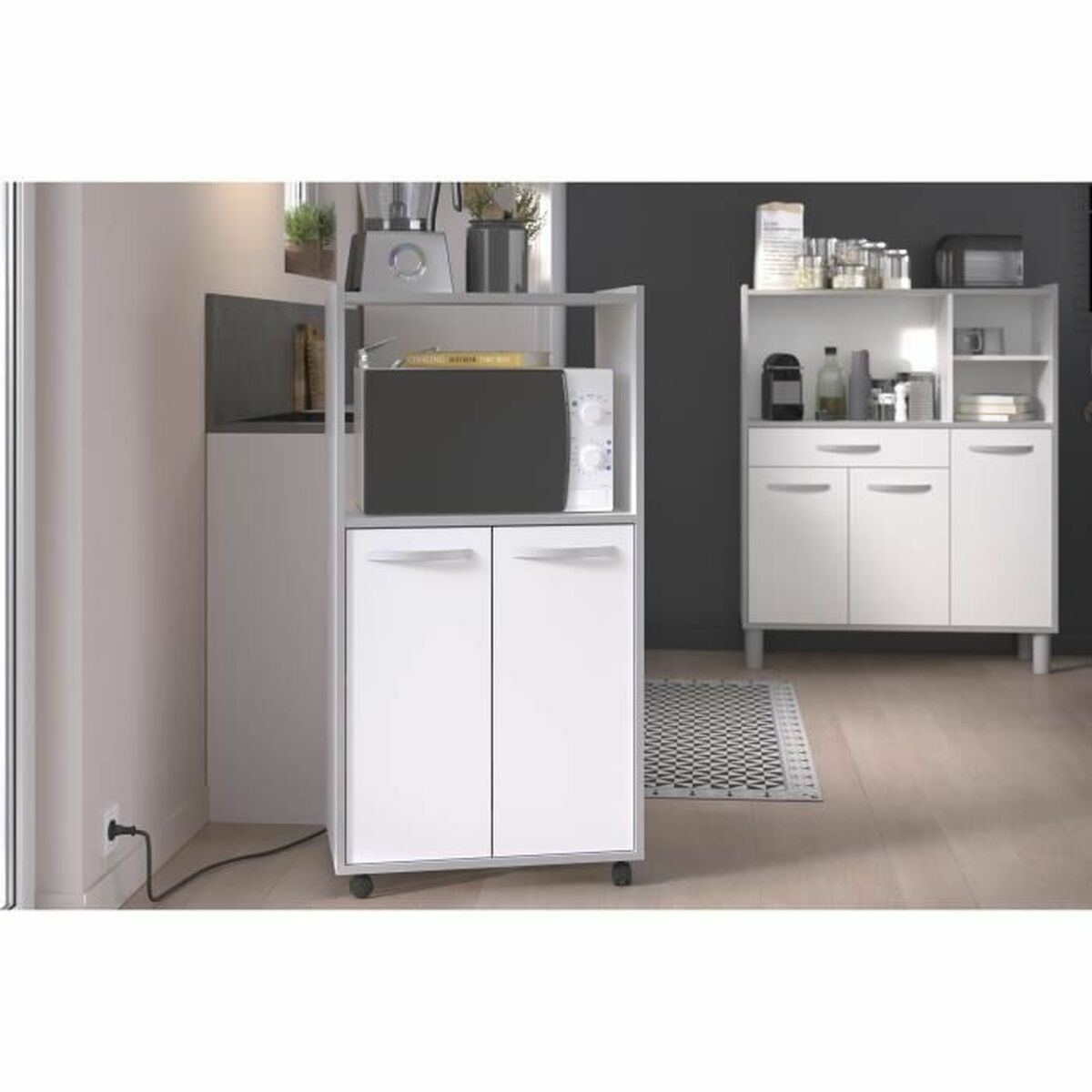 Βοηθητικό Έπιπλο Γκρι μελαμίνη Chrome 60 x 43 x 118 cm (Δωρεάν Μεταφορικά) Βοηθητικό Έπιπλο Γκρι μελαμίνη Chrome 60 x 43 x 118 cm (Δωρεάν Μεταφορικά)