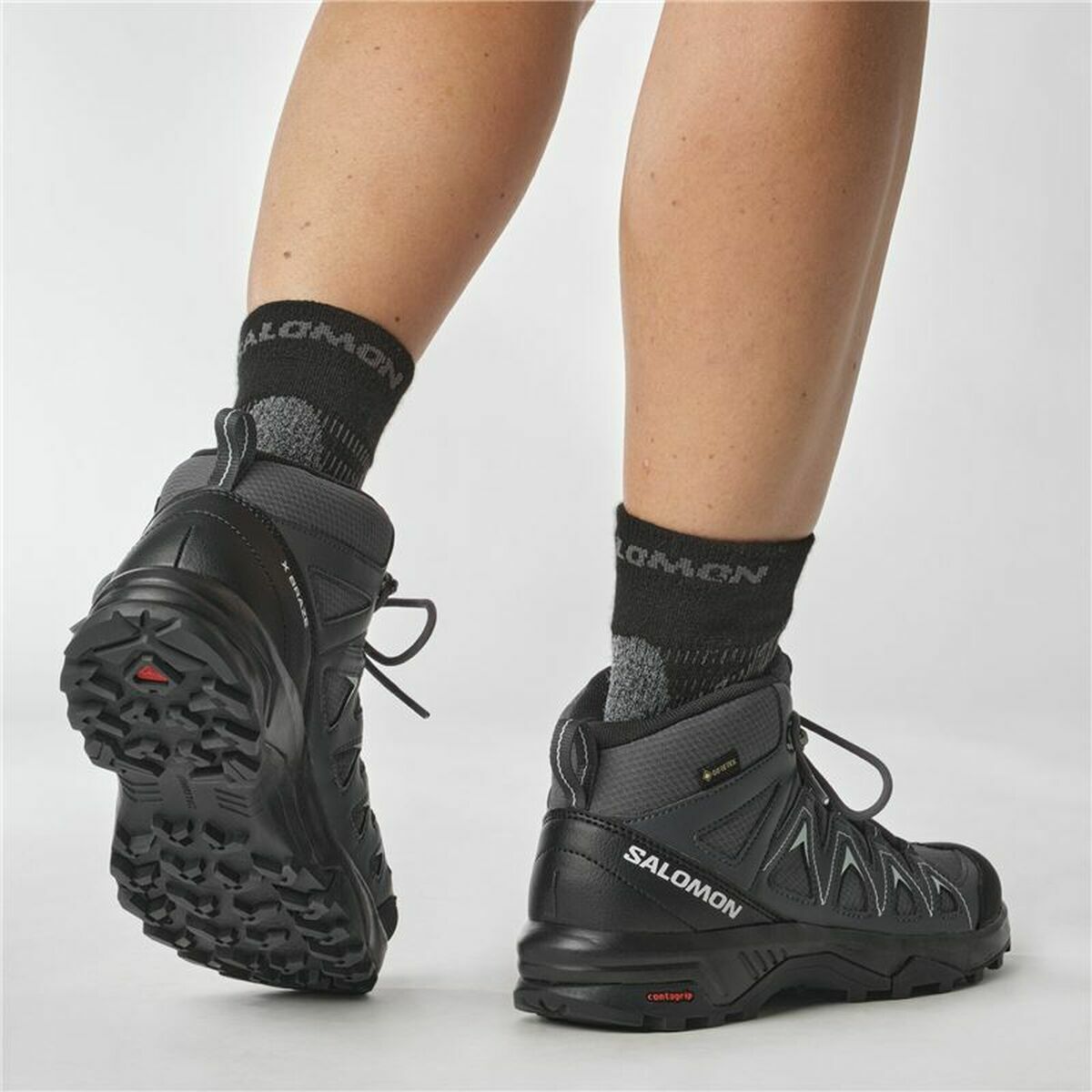 Μπότες Βουνού Salomon X Braze Mid Gore-Tex Γυναίκα Μαύρο Μπότες Βουνού Salomon X Braze Mid Gore-Tex Γυναίκα Μαύρο