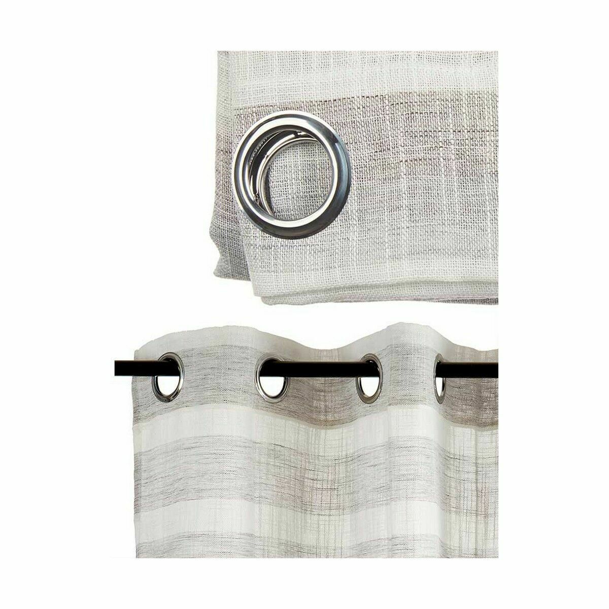 Κουρτίνα Gift Decor Ανοιχτό Γκρι 34 x 4 x 26 cm 140 x 0,1 x 260 cm Ρίγες (x6) Κουρτίνα Gift Decor Ανοιχτό Γκρι 34 x 4 x 26 cm 140 x 0,1 x 260 cm Ρίγες (x6)