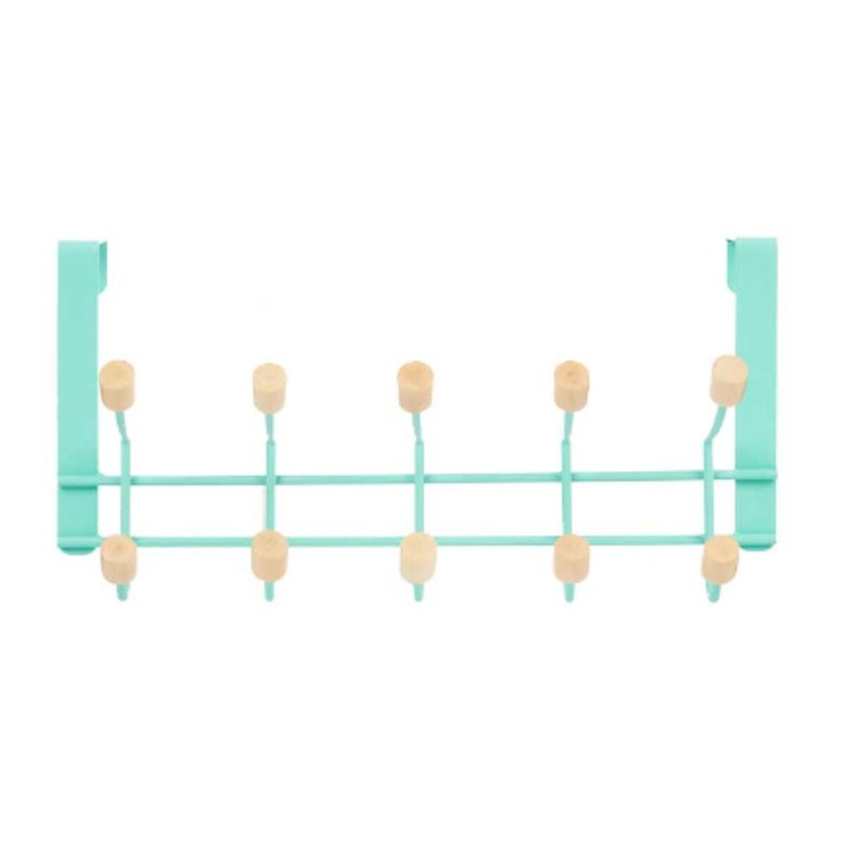 Κρεμάστρα για τις Πόρτες Berilo W7912-10NB-GREEN Πράσινο Ξύλο Μέταλλο 35 x 17 x 15 cm (x6) Κρεμάστρα για τις Πόρτες Berilo W7912-10NB-GREEN Πράσινο Ξύλο Μέταλλο 35 x 17 x 15 cm (x6)