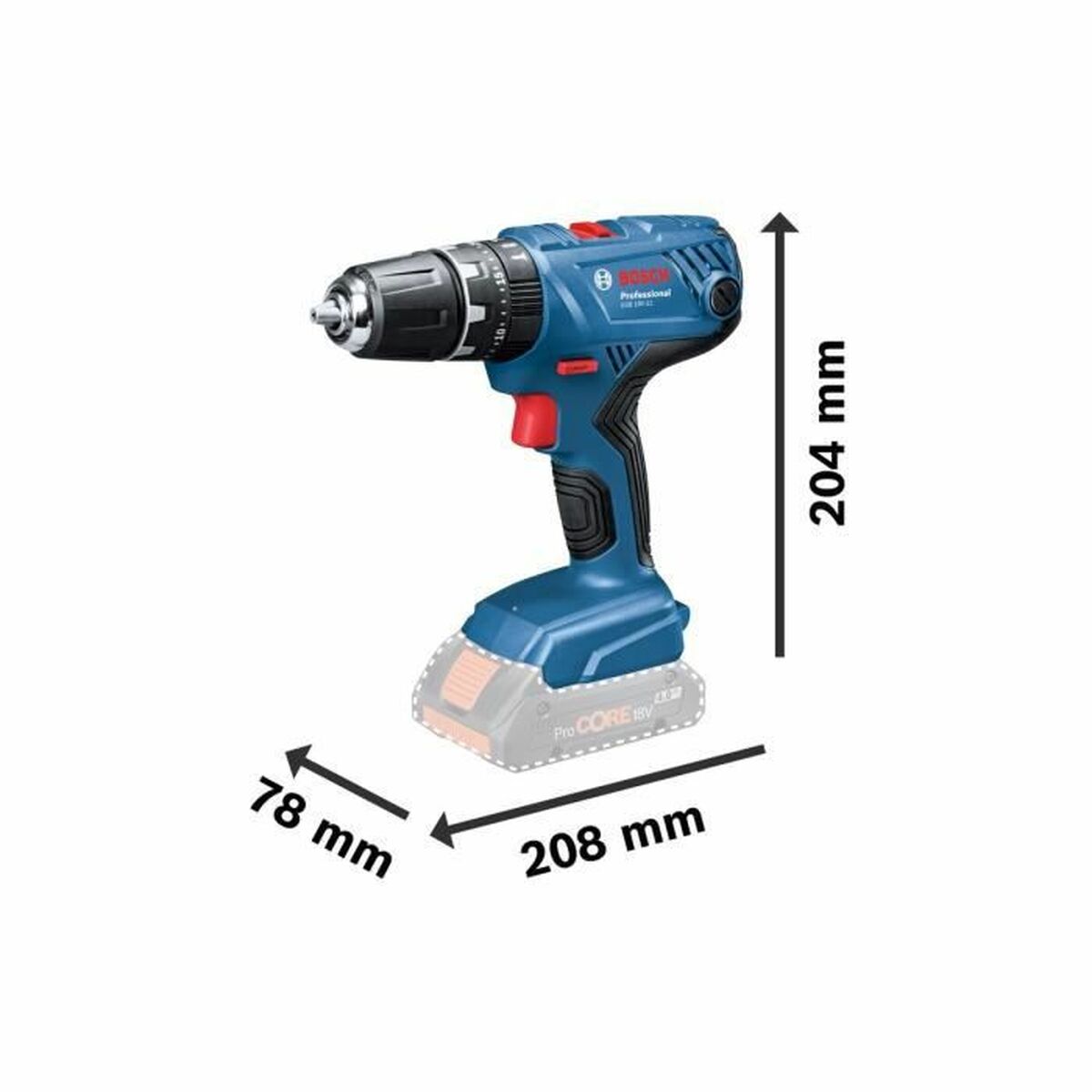 Κατσαβίδι BOSCH GSB 18V-21 PROFESSIONAL 18 V (Δωρεάν Μεταφορικά)