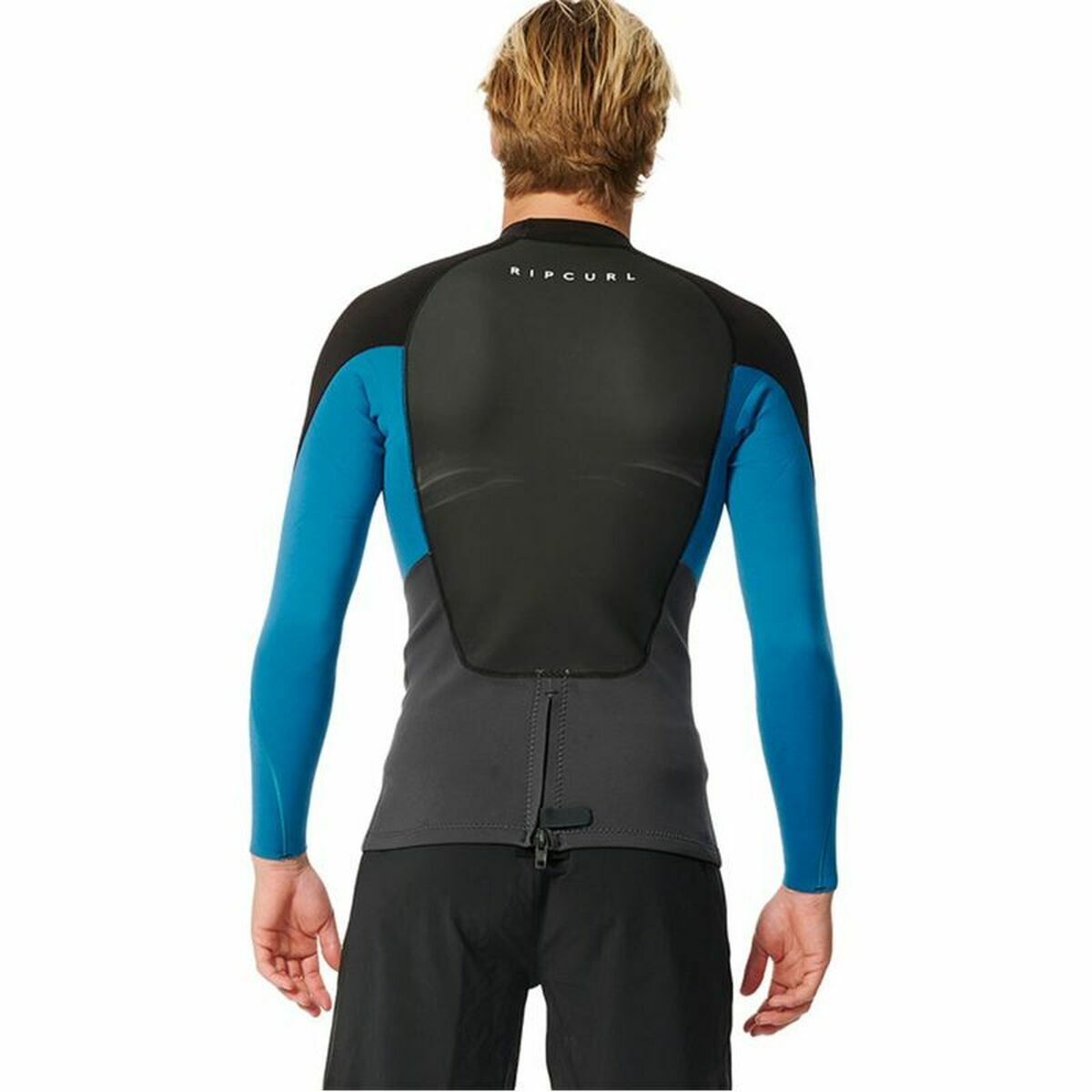 Μπλουζάκι για μπάνιο Rip Curl Omega Μαύρο Άντρες Μπλουζάκι για μπάνιο Rip Curl Omega Μαύρο Άντρες