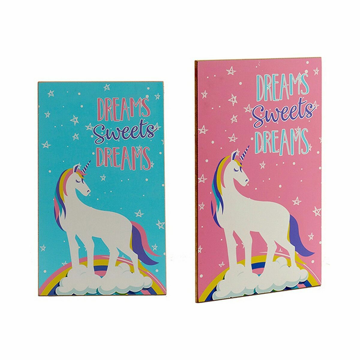 Διακοσμητικό παρεκκλήσι Gift Decor 1 x 40 x 24 cm Ξύλο Μονόκερος (24 Μονάδες)