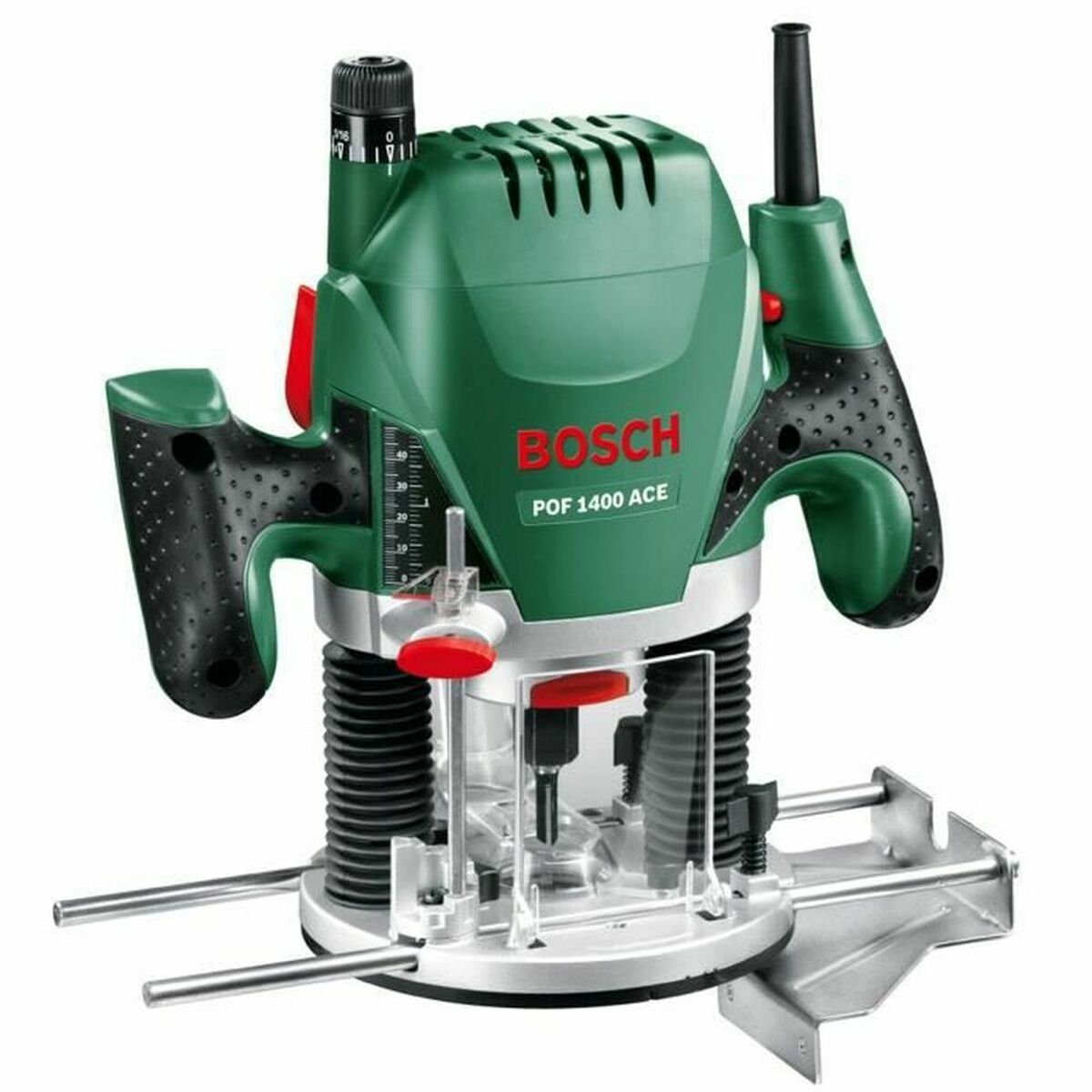 Κοπή / φρεζάρισμα κορώνας BOSCH POF 1400 AE + Zubehr (Δωρεάν Μεταφορικά)