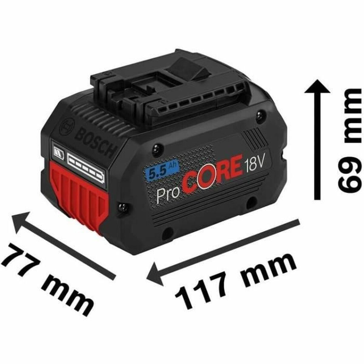 Charger and rechargeable battery set BOSCH ProCORE 1600A0214C 18 V 5,5 Ah (Δωρεάν Μεταφορικά) Charger and rechargeable battery set BOSCH ProCORE 1600A0214C 18 V 5,5 Ah (Δωρεάν Μεταφορικά)