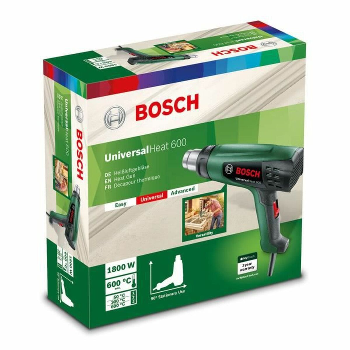 Πιστόλι ζεστού αέρα BOSCH Universal Heat 600 1800 W (Δωρεάν Μεταφορικά)