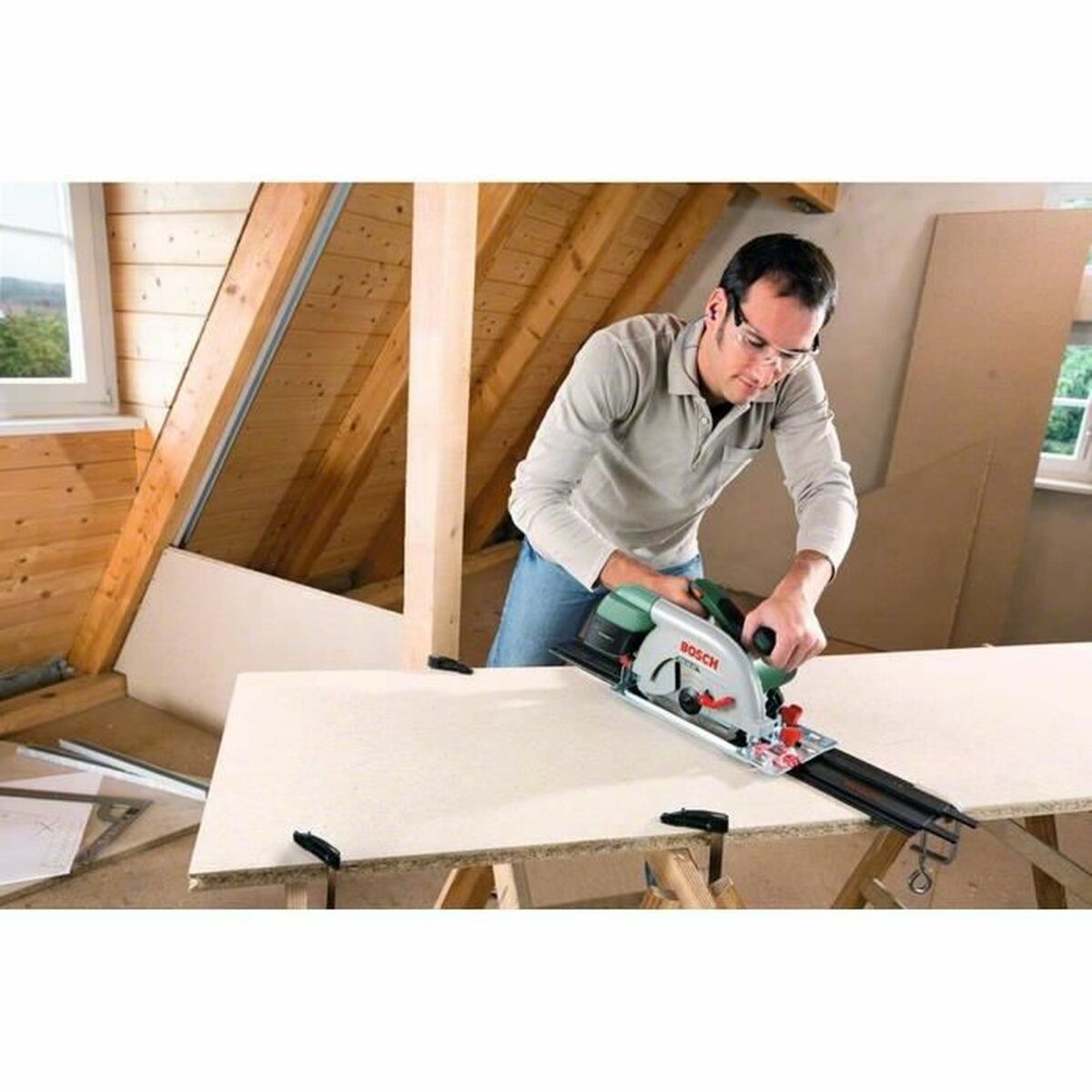 Kυκλικό πριόνι BOSCH PKS 66 AF 230 V 240 V (Δωρεάν Μεταφορικά)