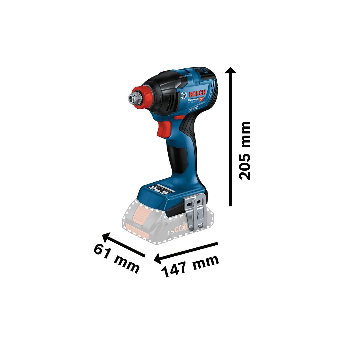 Κατσαβίδι BOSCH GDX 18V-210 C Professional 18 V 210 Nm (Δωρεάν Μεταφορικά) Κατσαβίδι BOSCH GDX 18V-210 C Professional 18 V 210 Nm (Δωρεάν Μεταφορικά)