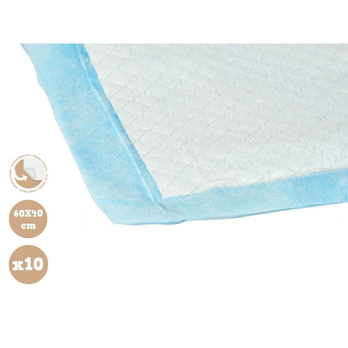 Εμποτίζων 40 x 60 cm Μπλε Λευκό χαρτί πολυαιθυλένιο (x10) Εμποτίζων 40 x 60 cm Μπλε Λευκό χαρτί πολυαιθυλένιο (x10)