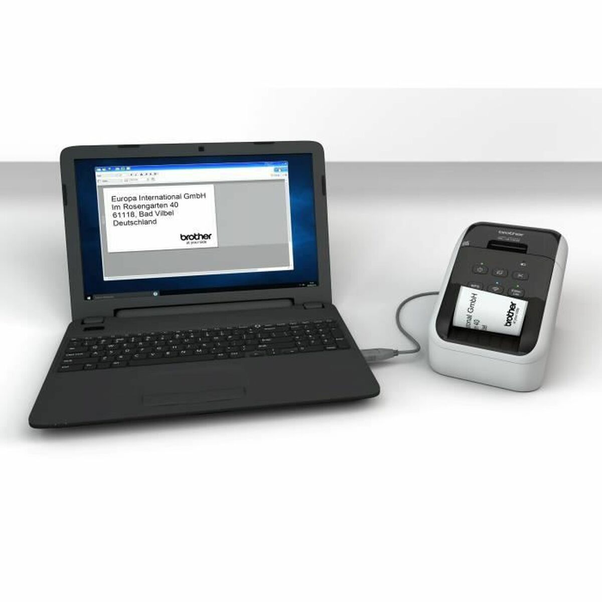 Θερμικός Εκτυπωτής Brother Ql-810W Μαύρο/Λευκό Θερμικός Εκτυπωτής Brother Ql-810W Μαύρο/Λευκό