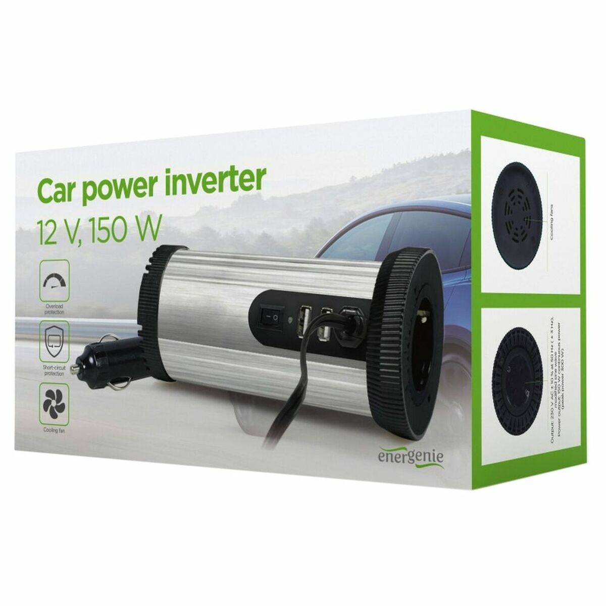 Φορτιστής Αυτοκινήτου GEMBIRD EG-PWC150-01 150W Φορτιστής Αυτοκινήτου GEMBIRD EG-PWC150-01 150W