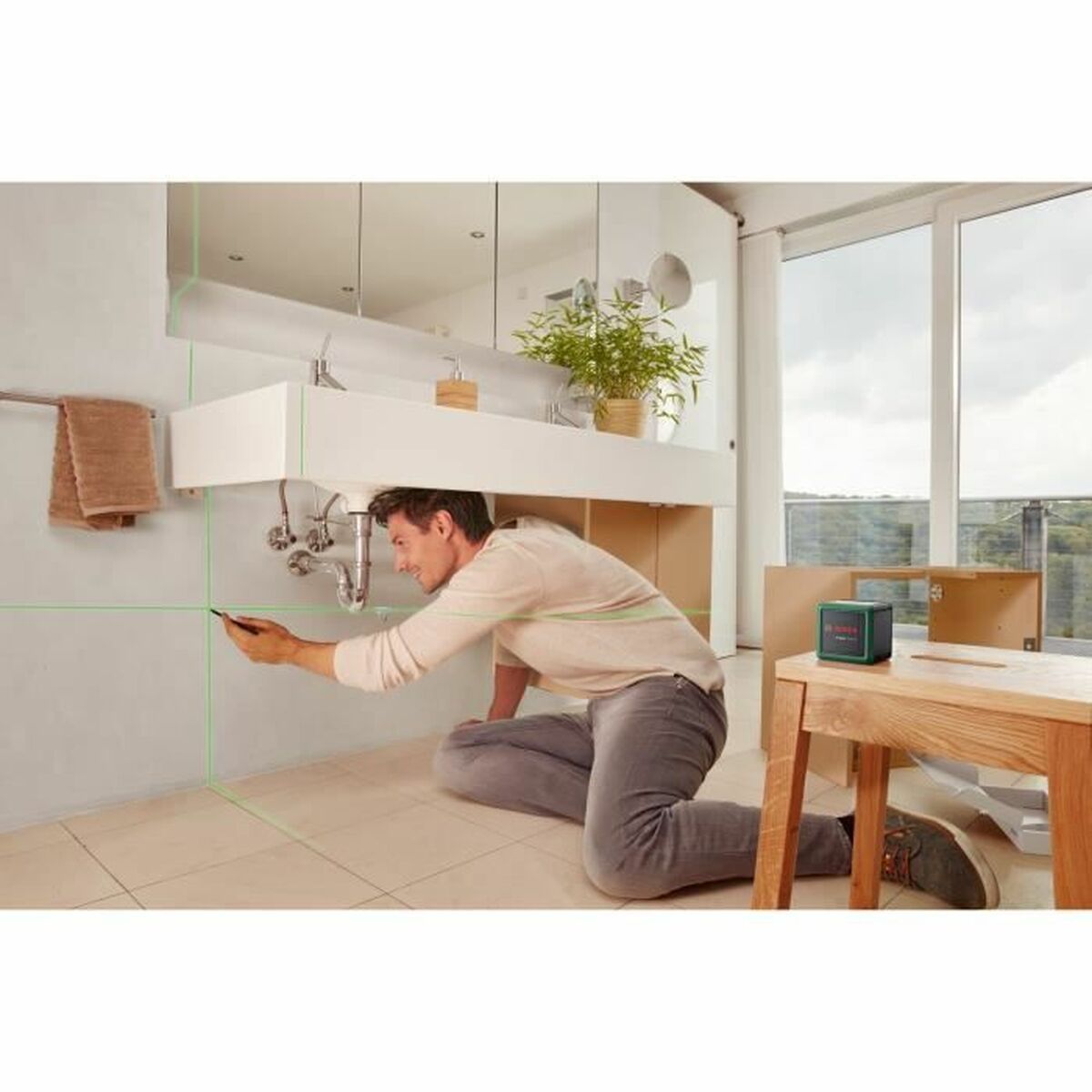 Επίπεδη μετρητής BOSCH Quigo Green (Δωρεάν Μεταφορικά)