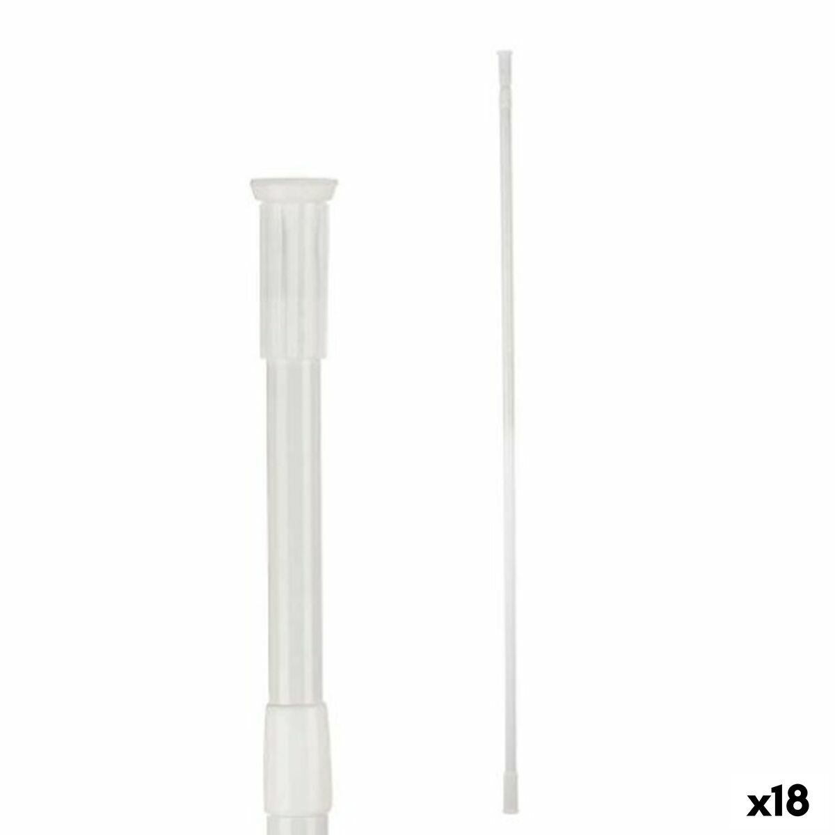 Επεκτάσιμη μπάρα Berilo B0638 140-260CM Λευκό Αλουμίνιο 260 x 2,2 x 2,2 cm Για ντους (x18) Επεκτάσιμη μπάρα Berilo B0638 140-260CM Λευκό Αλουμίνιο 260 x 2,2 x 2,2 cm Για ντους (x18)