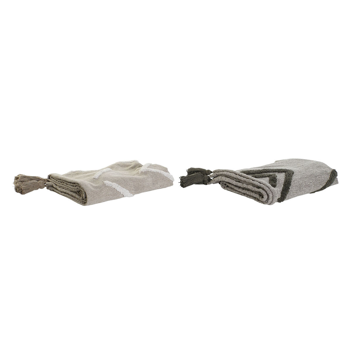 Κλινοσκεπάσματα DKD Home Decor Λευκό Πράσινο Μπεζ Σκούρο πράσινο 130 x 170 x 0,5 cm (x2) Κλινοσκεπάσματα DKD Home Decor Λευκό Πράσινο Μπεζ Σκούρο πράσινο 130 x 170 x 0,5 cm (x2)