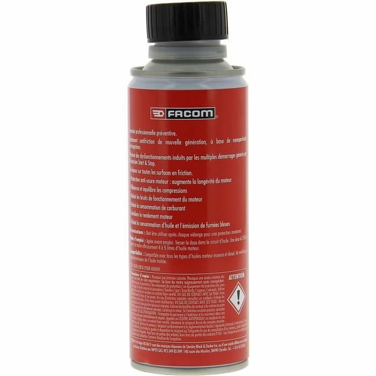 Πρόσθετο Λαδιού Κινητήρα Facom Anti -friction 250 ml (Δωρεάν Μεταφορικά)