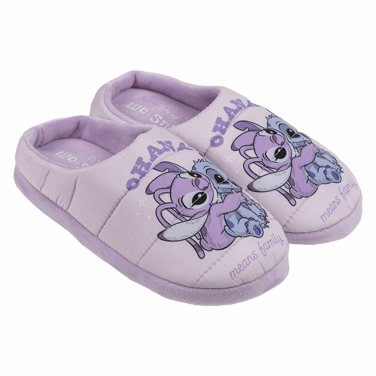 παντόφλες για το σπίτι Stitch Λιλά παντόφλες για το σπίτι Stitch Λιλά