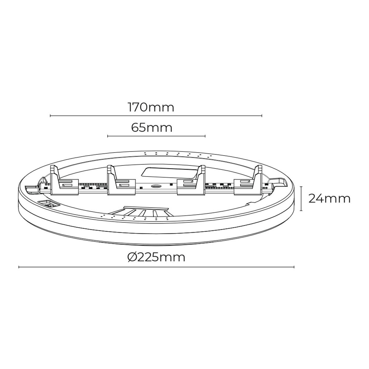 Downlight LED EDM 31508 F 20 W 2050 Lm Ρυθμιζόμενο (3200-6400 K) Downlight LED EDM 31508 F 20 W 2050 Lm Ρυθμιζόμενο (3200-6400 K)