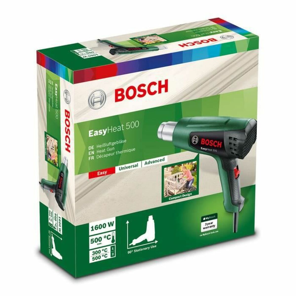 Πιστόλι ζεστού αέρα BOSCH Easyheat 500 1600 W 300 / 500 ºC (Δωρεάν Μεταφορικά)