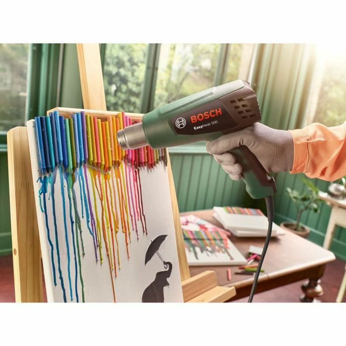 Πιστόλι ζεστού αέρα BOSCH Easyheat 500 1600 W 300 / 500 ºC (Δωρεάν Μεταφορικά)