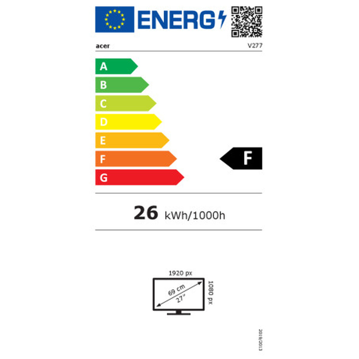 Οθόνη Acer VERO V277BIPV Full HD 27 Οθόνη Acer VERO V277BIPV Full HD 27