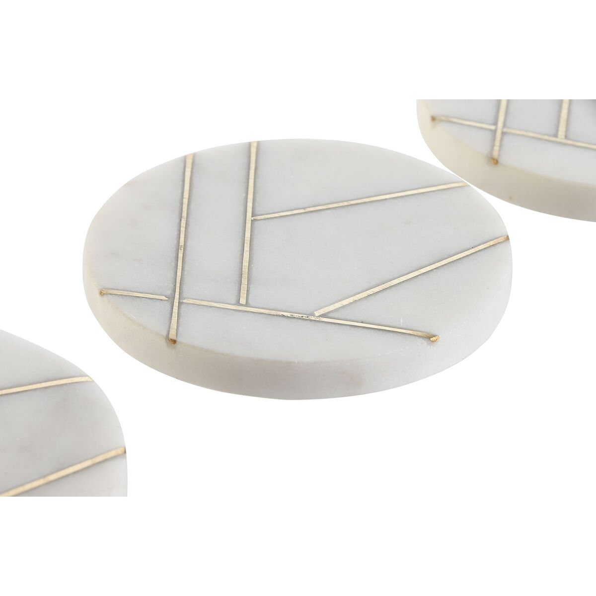 Σουβέρ Home ESPRIT Ορείχαλκος Μάρμαρο (x2) Σουβέρ Home ESPRIT Ορείχαλκος Μάρμαρο (x2)
