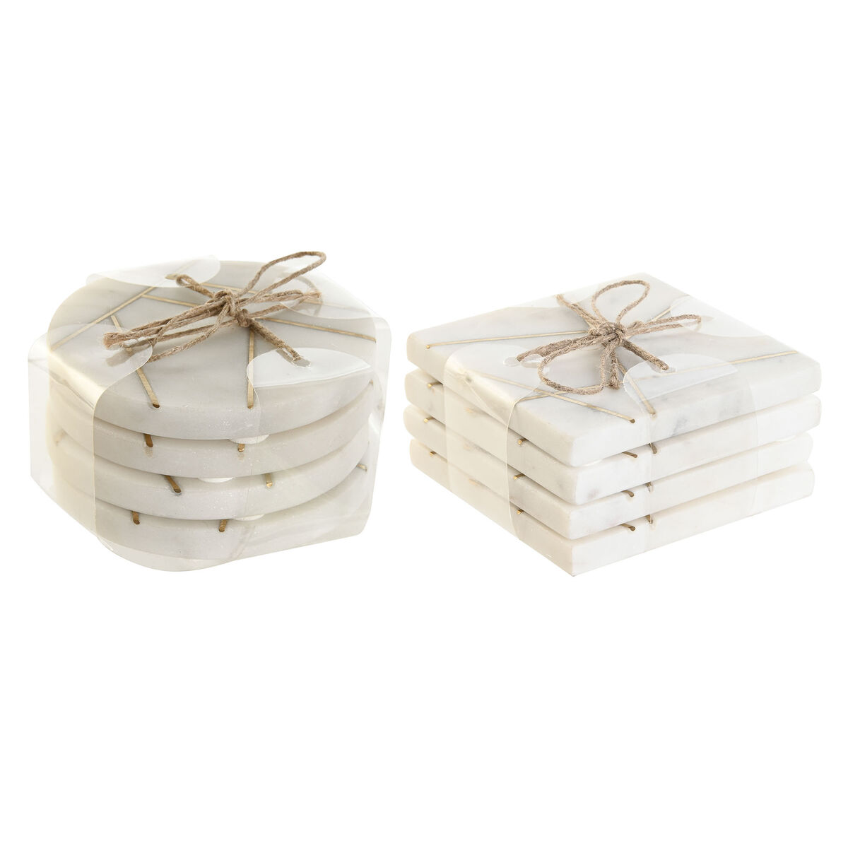 Σουβέρ Home ESPRIT Ορείχαλκος Μάρμαρο (x2) Σουβέρ Home ESPRIT Ορείχαλκος Μάρμαρο (x2)