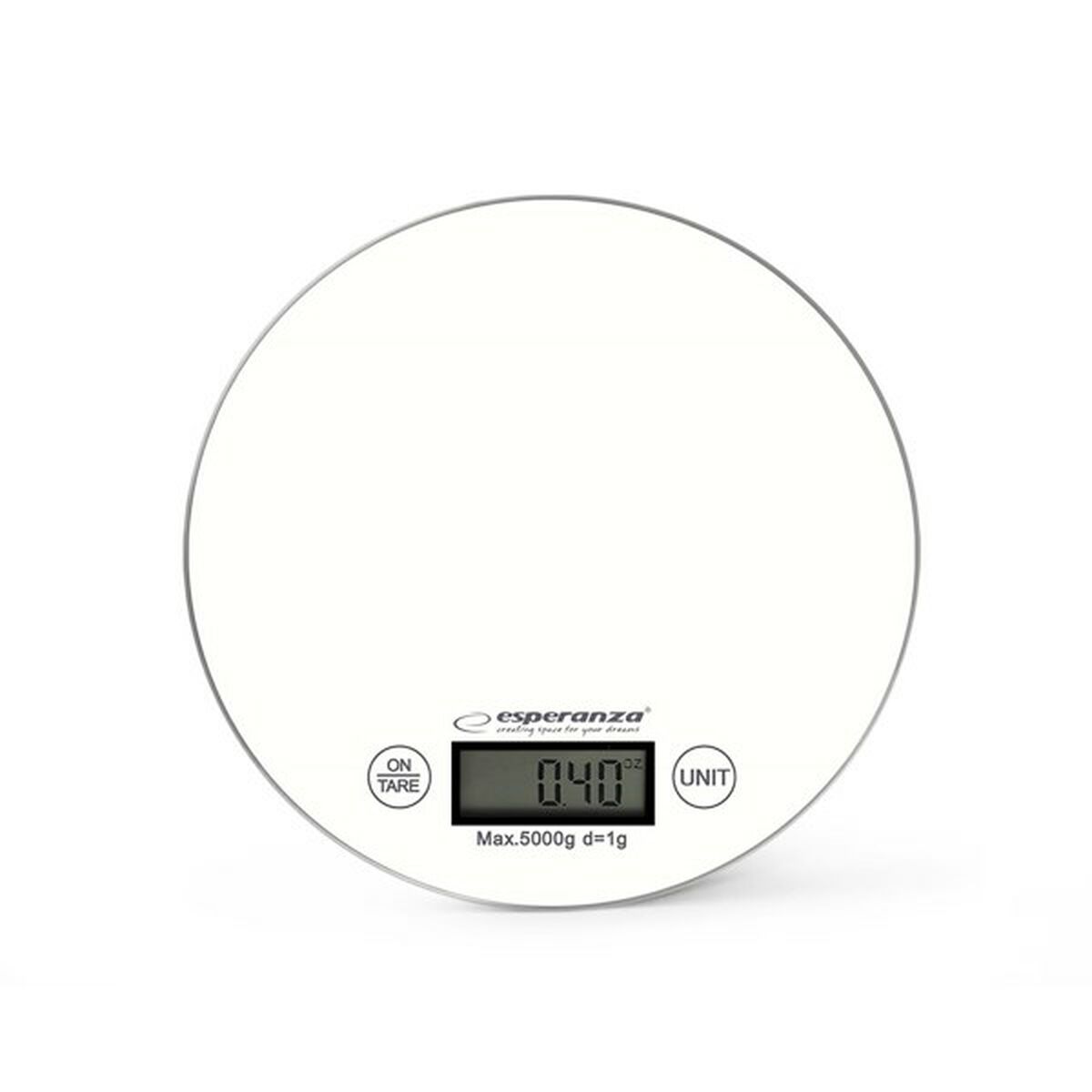 ζυγαριά κουζίνας Esperanza EKS003W Λευκό 5 kg ζυγαριά κουζίνας Esperanza EKS003W Λευκό 5 kg