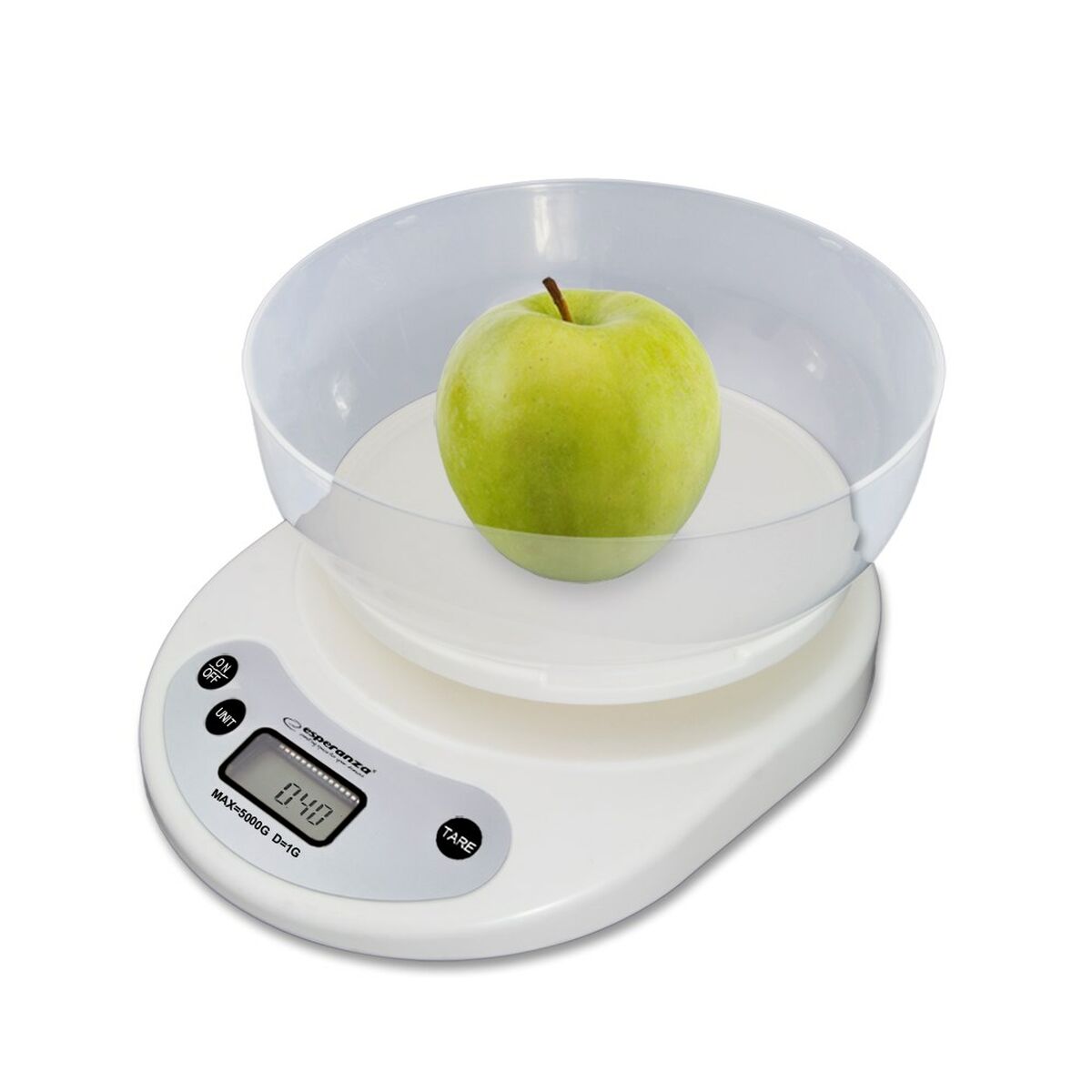 ζυγαριά κουζίνας Esperanza EKS007 Λευκό 5 kg ζυγαριά κουζίνας Esperanza EKS007 Λευκό 5 kg