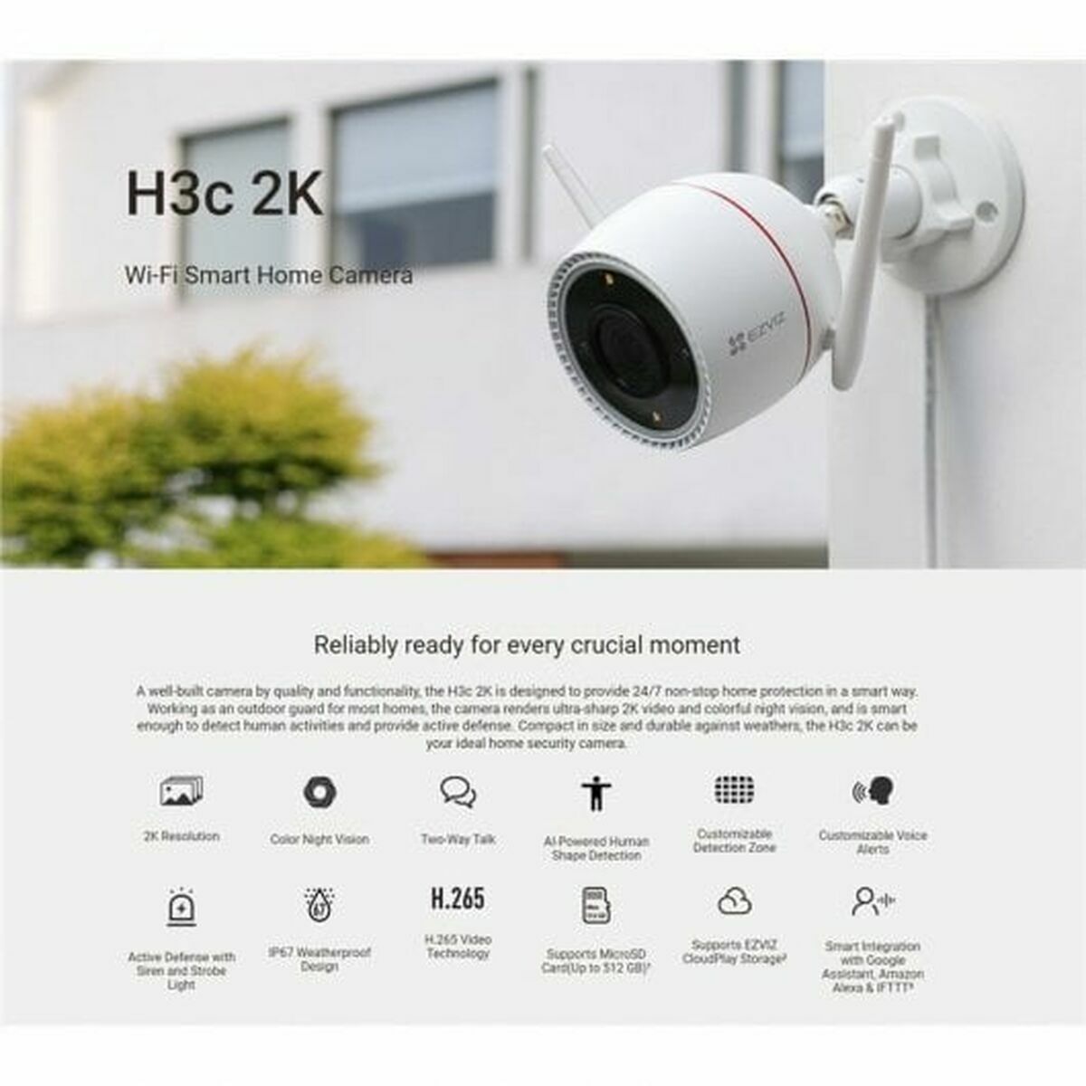 IP Κάμερα Ezviz H3C 2K IP Κάμερα Ezviz H3C 2K
