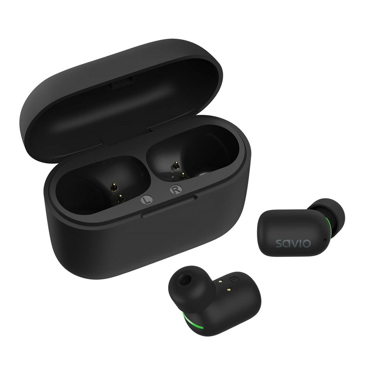 Ακουστικά in Ear Bluetooth Savio TWS-09 Μαύρο Ακουστικά in Ear Bluetooth Savio TWS-09 Μαύρο