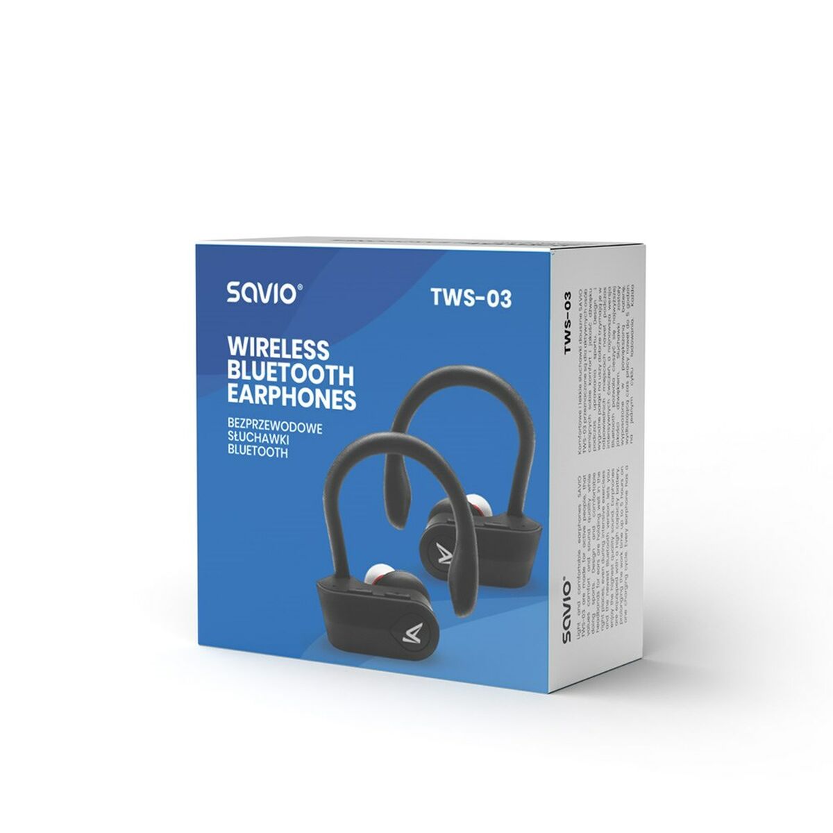 Ακουστικά in Ear Bluetooth Savio TWS-03 Μαύρο Γραφίτης Ακουστικά in Ear Bluetooth Savio TWS-03 Μαύρο Γραφίτης