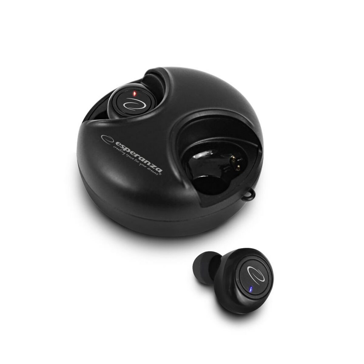 Ακουστικά in Ear Bluetooth Esperanza EH228K Μαύρο Ακουστικά in Ear Bluetooth Esperanza EH228K Μαύρο