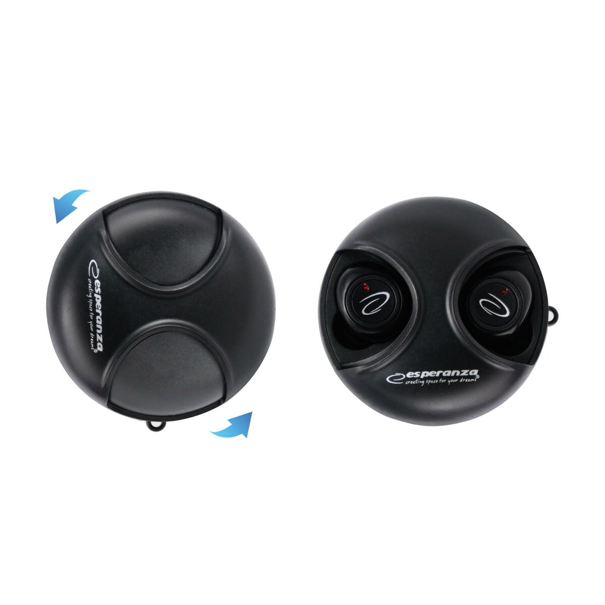 Ακουστικά in Ear Bluetooth Esperanza EH228K Μαύρο Ακουστικά in Ear Bluetooth Esperanza EH228K Μαύρο