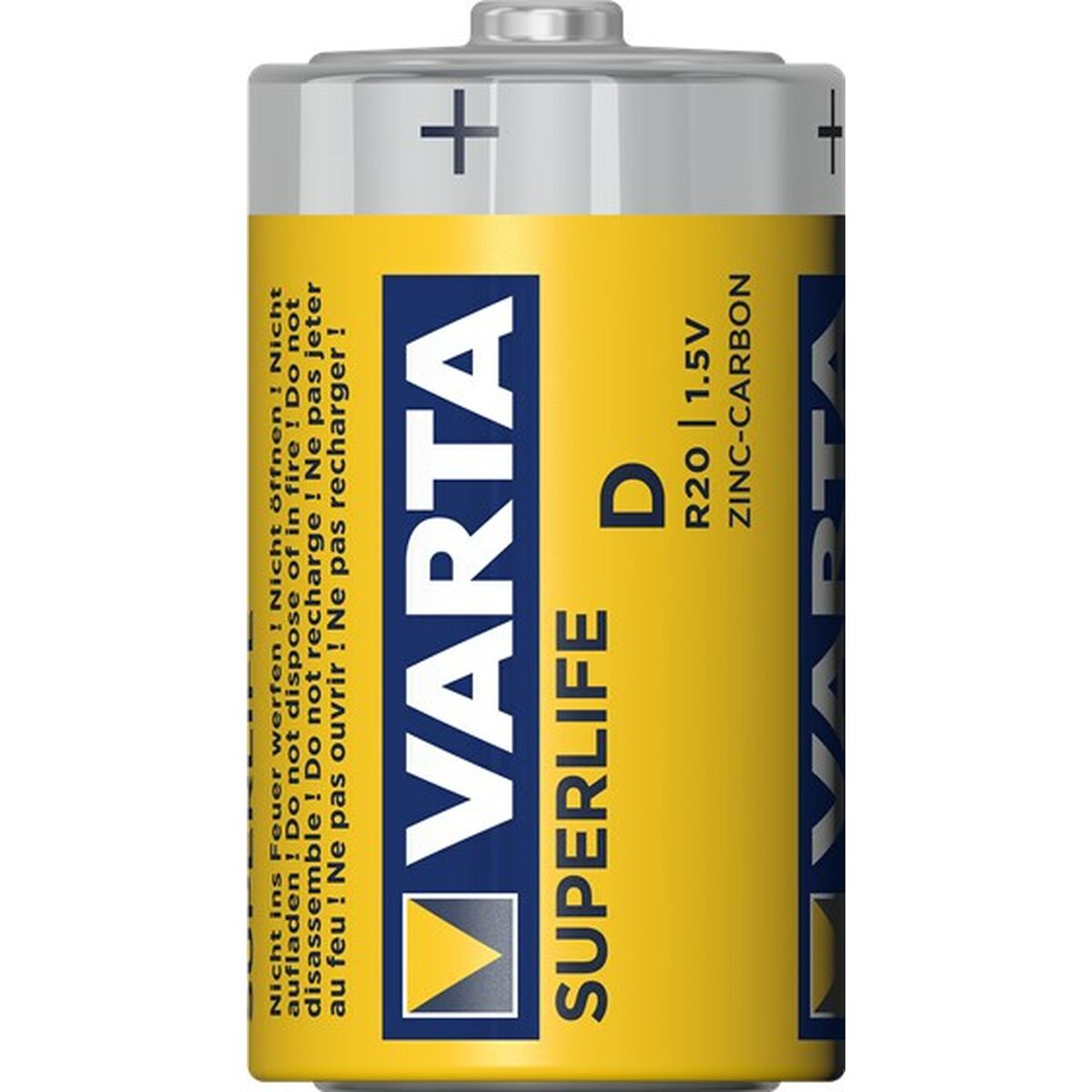 Μπαταρίες Varta R20 D 1,5 V (x2) Μπαταρίες Varta R20 D 1,5 V (x2)