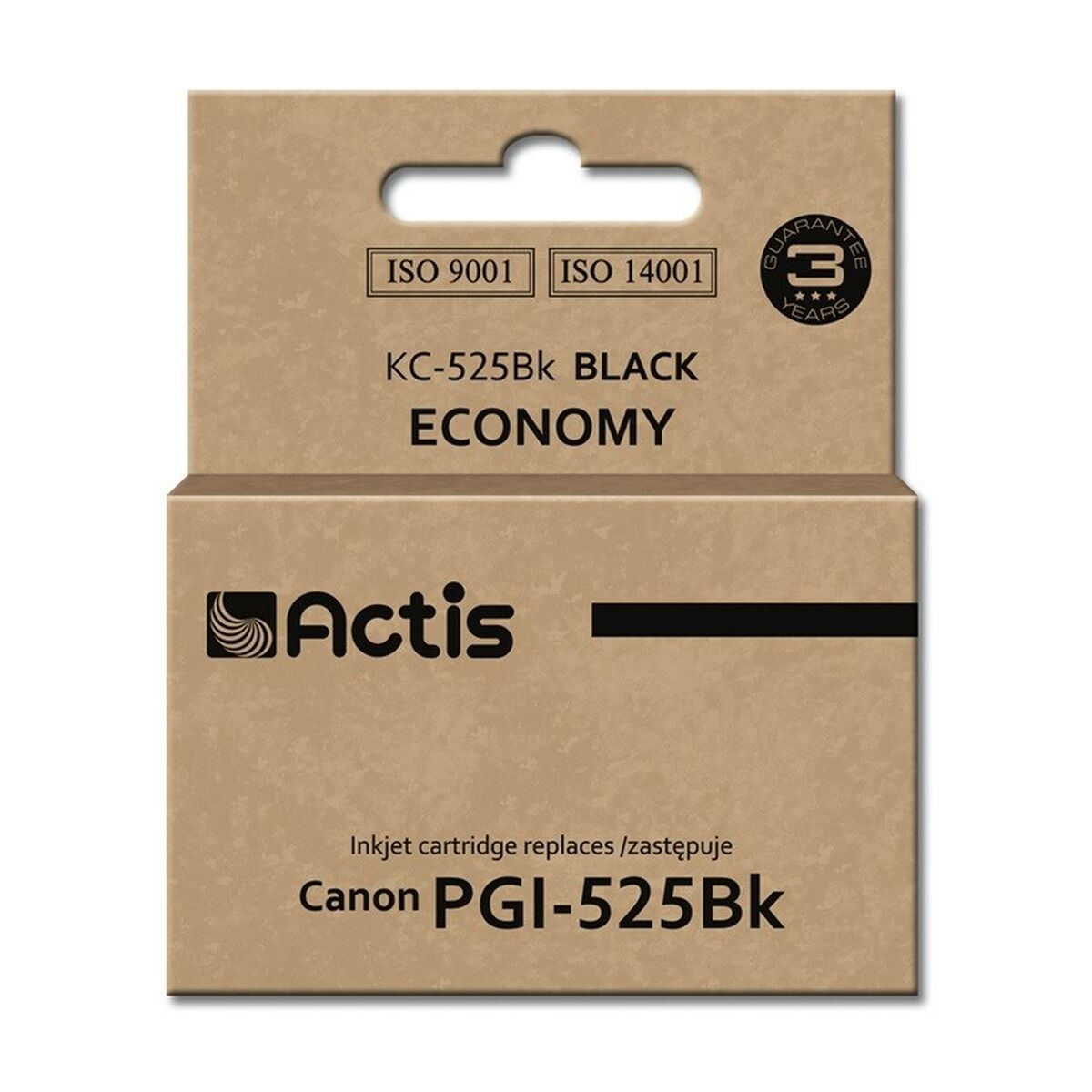 Αυθεντικό Φυσίγγιο μελάνης Actis KC-525Bk Μαύρο Αυθεντικό Φυσίγγιο μελάνης Actis KC-525Bk Μαύρο