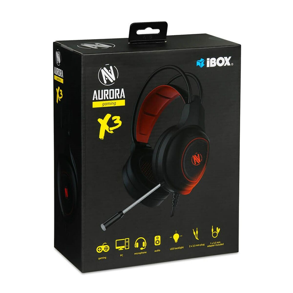 Ακουστικά με Μικρόφωνο για Gaming Ibox X3 Ακουστικά με Μικρόφωνο για Gaming Ibox X3
