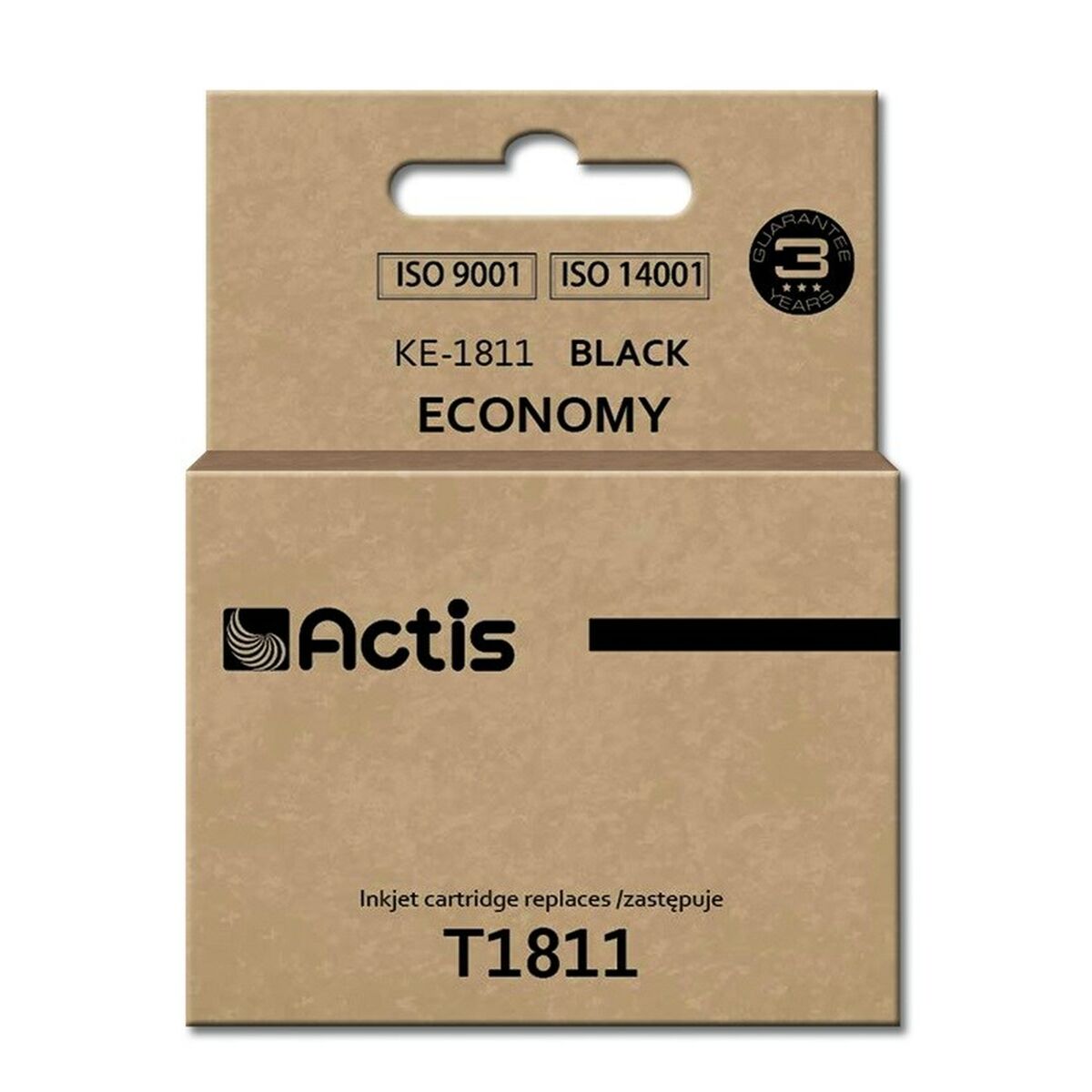 Αυθεντικό Φυσίγγιο μελάνης Actis KE-1811 Μαύρο Αυθεντικό Φυσίγγιο μελάνης Actis KE-1811 Μαύρο