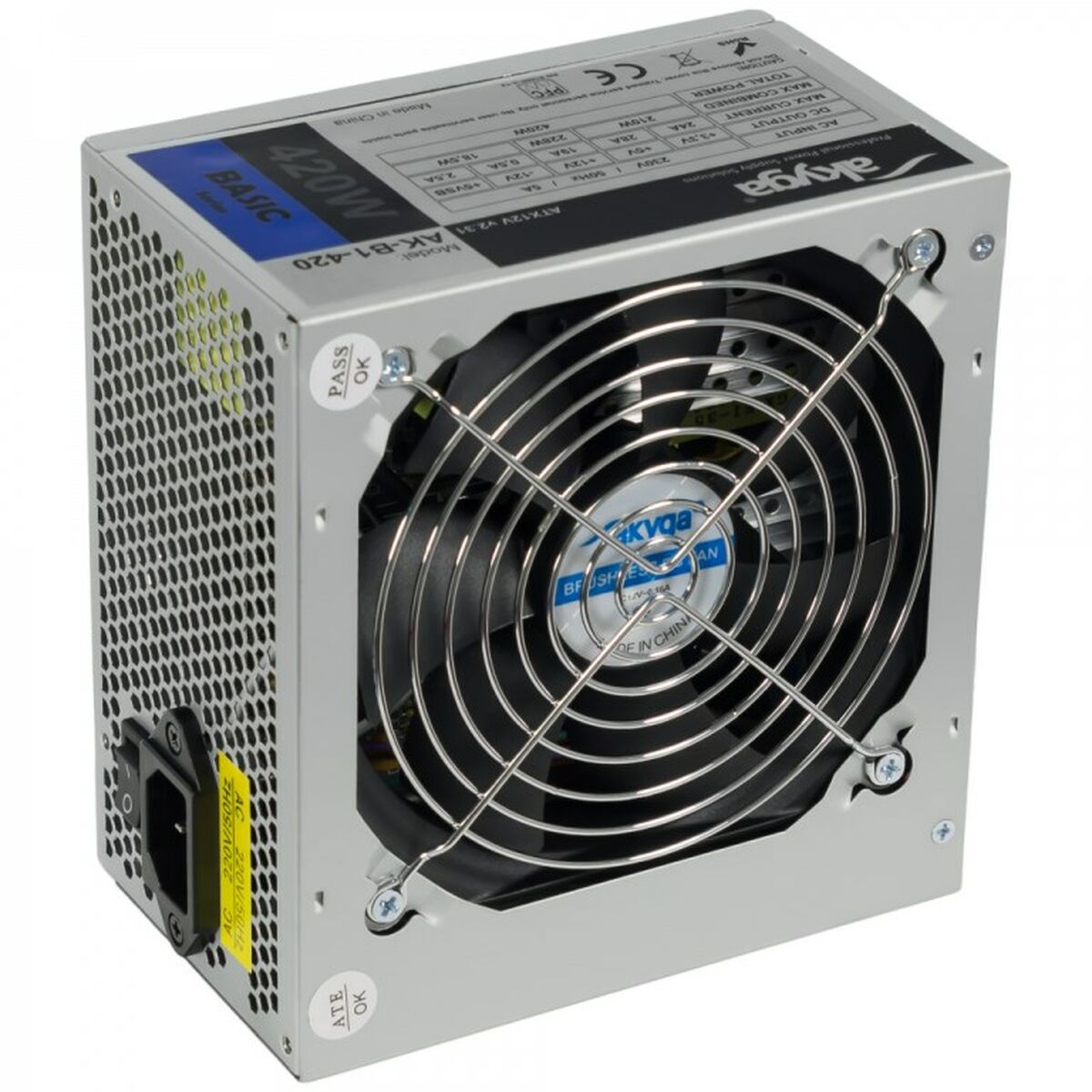 Τροφοδοσία Ρεύματος Akyga AK-B1-420 420 W ATX RoHS CE REACH Τροφοδοσία Ρεύματος Akyga AK-B1-420 420 W ATX RoHS CE REACH