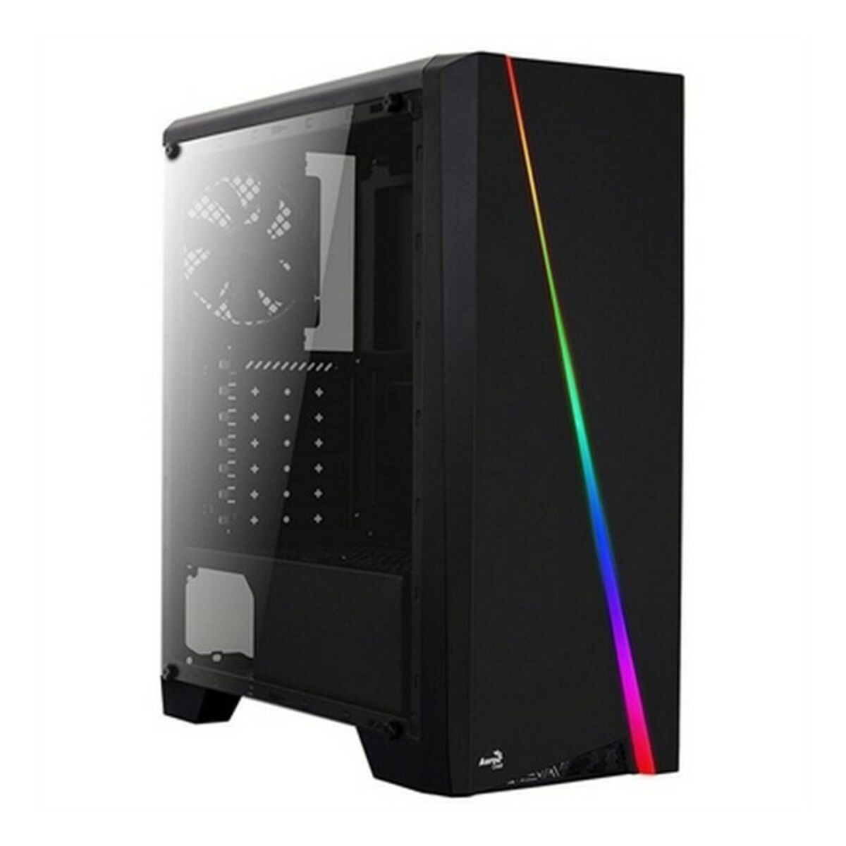 Κουτί Μέσος Πύργος ATX Aerocool Cylon RGB USB3.0 Μαύρο LED RGB Κουτί Μέσος Πύργος ATX Aerocool Cylon RGB USB3.0 Μαύρο LED RGB