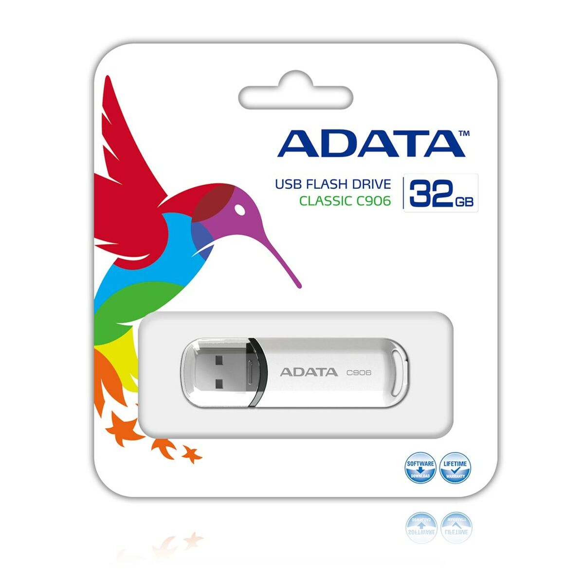 Στικάκι USB Adata C906 Λευκό 32 GB Στικάκι USB Adata C906 Λευκό 32 GB