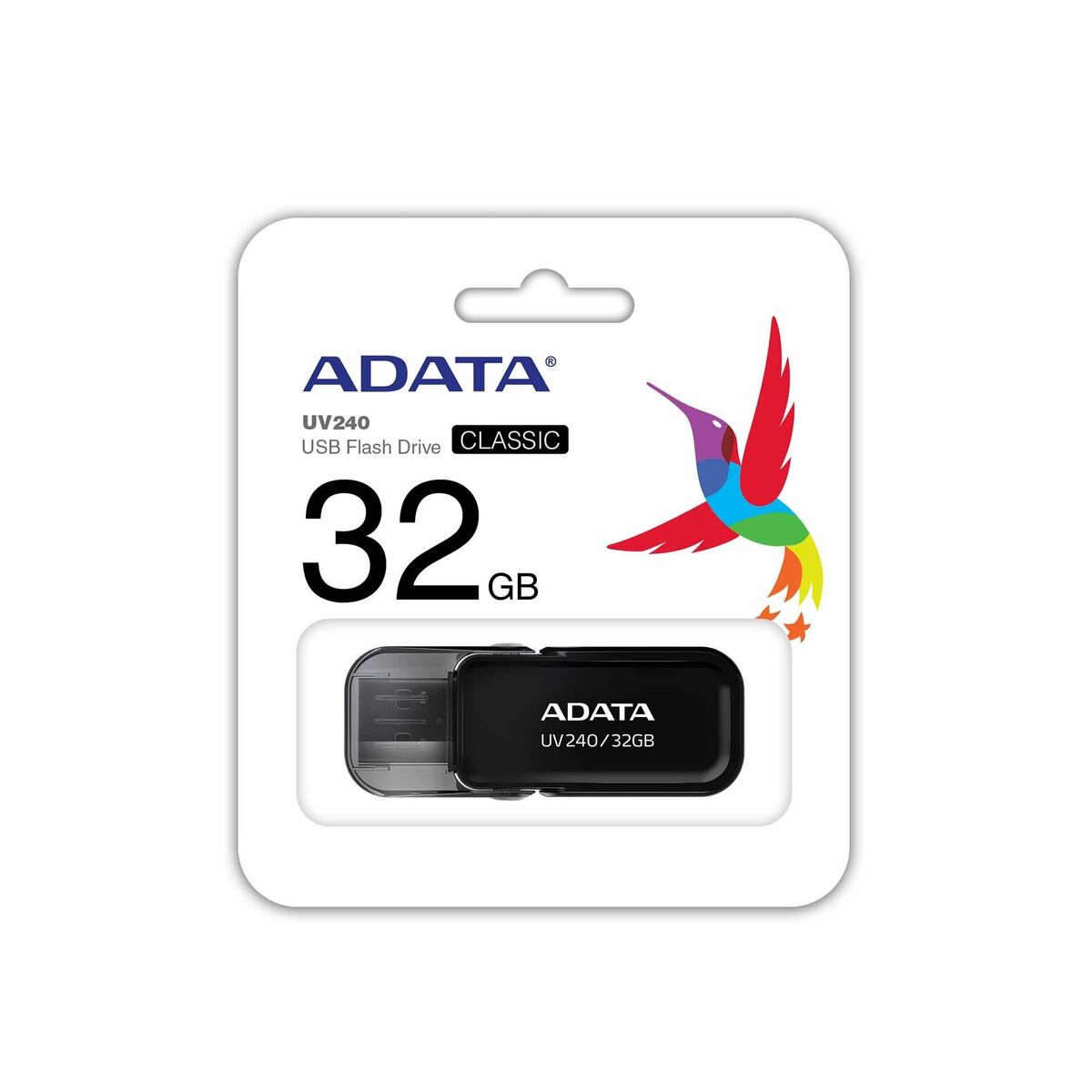 Στικάκι USB Adata UV240 Μαύρο 32 GB Στικάκι USB Adata UV240 Μαύρο 32 GB