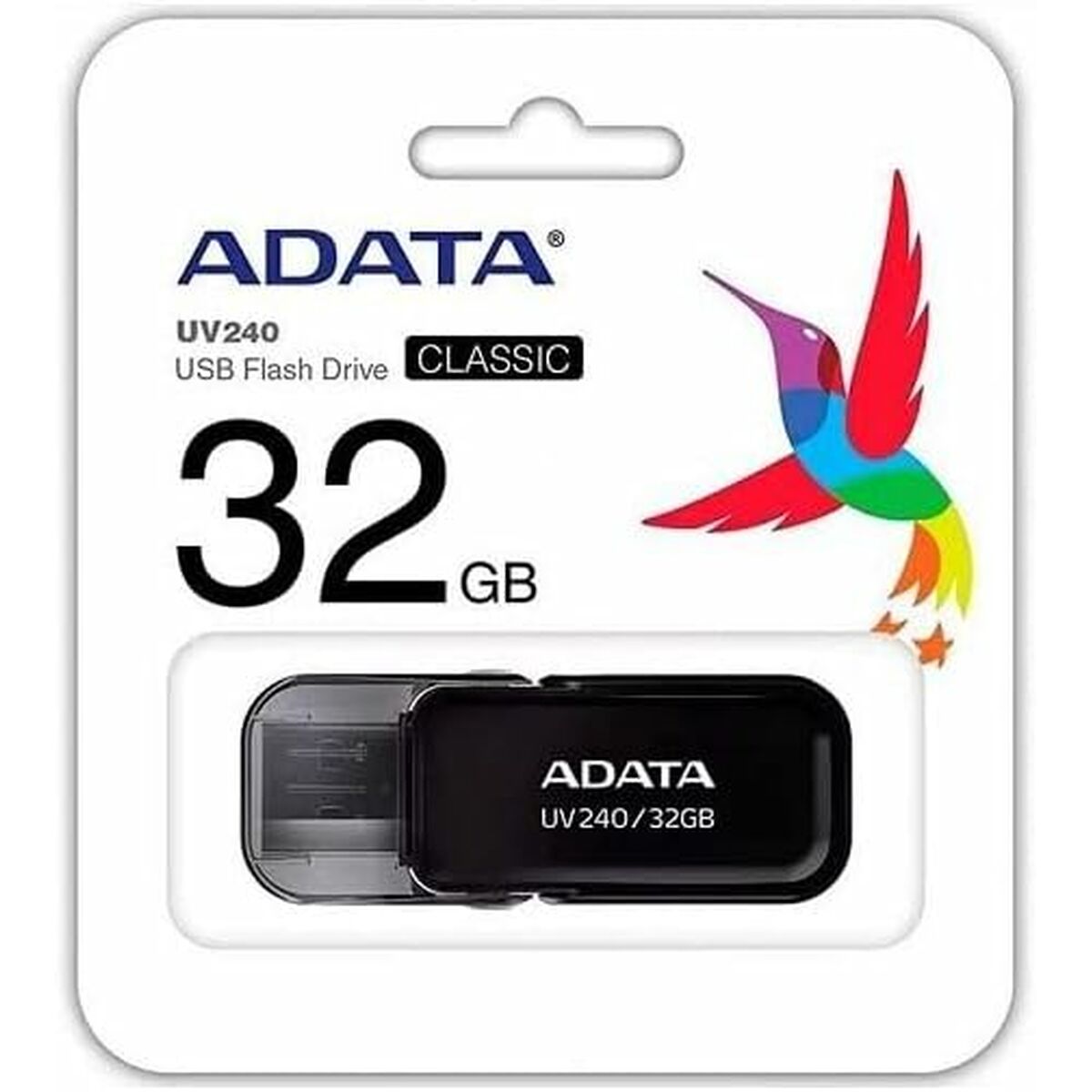 Στικάκι USB Adata UV240 Μαύρο 32 GB Στικάκι USB Adata UV240 Μαύρο 32 GB