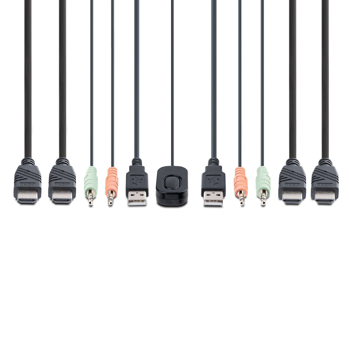 Διακόπτης KVM Startech C2-DH46-UA2-CBL-KVM 1,5 m