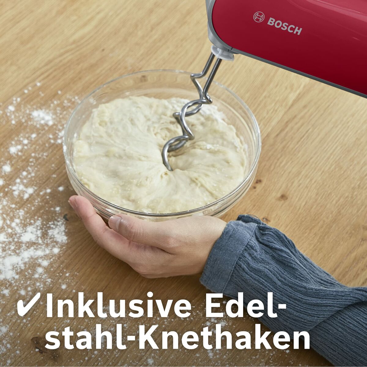 Μπλέντερ/Μίξερ ζαχαροπλαστικής BOSCH MFQ40303 Κόκκινο 500 W Μπλέντερ/Μίξερ ζαχαροπλαστικής BOSCH MFQ40303 Κόκκινο 500 W