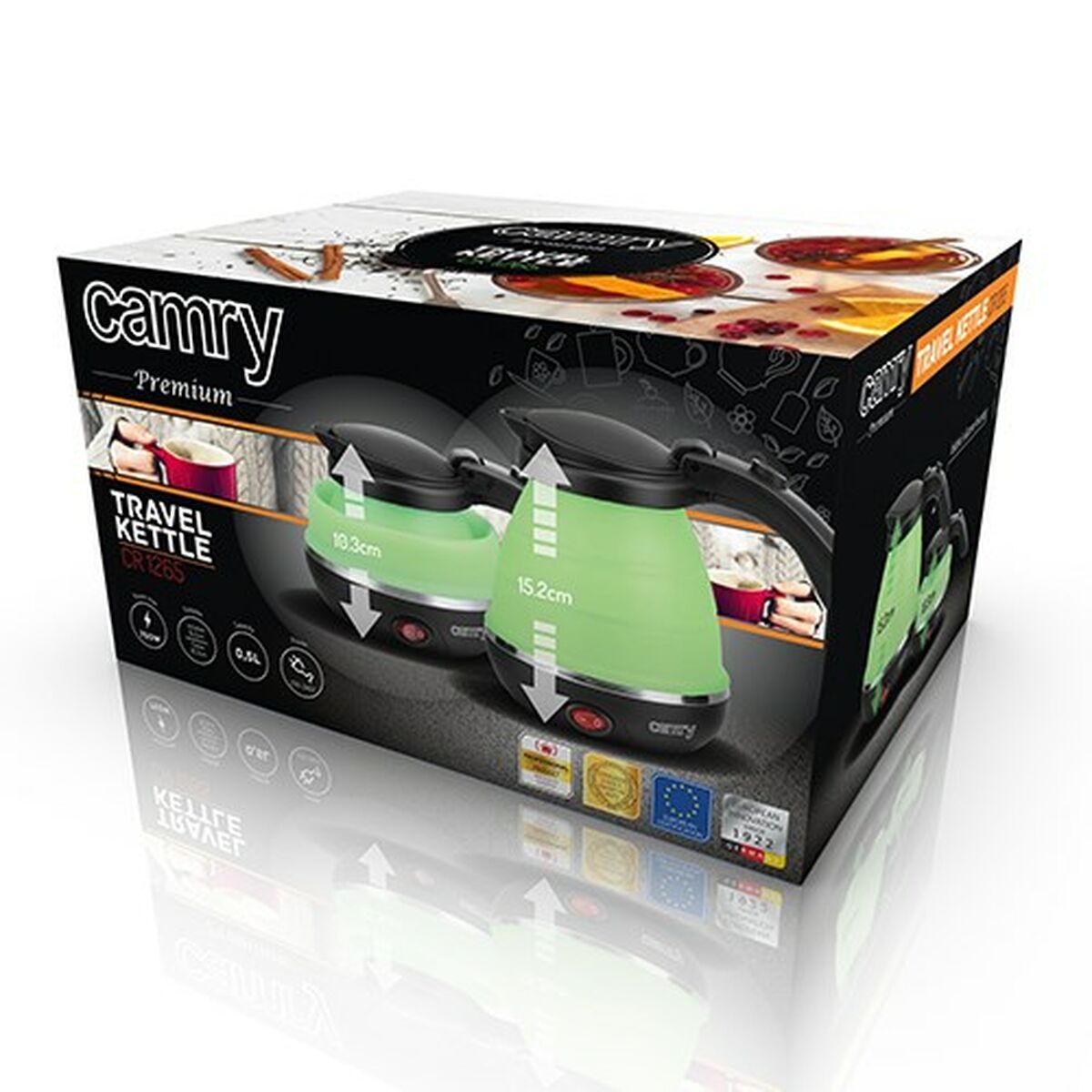 Βραστήρας Adler CR 1265 Μαύρο Πράσινο Πλαστική ύλη 750 W 500 ml