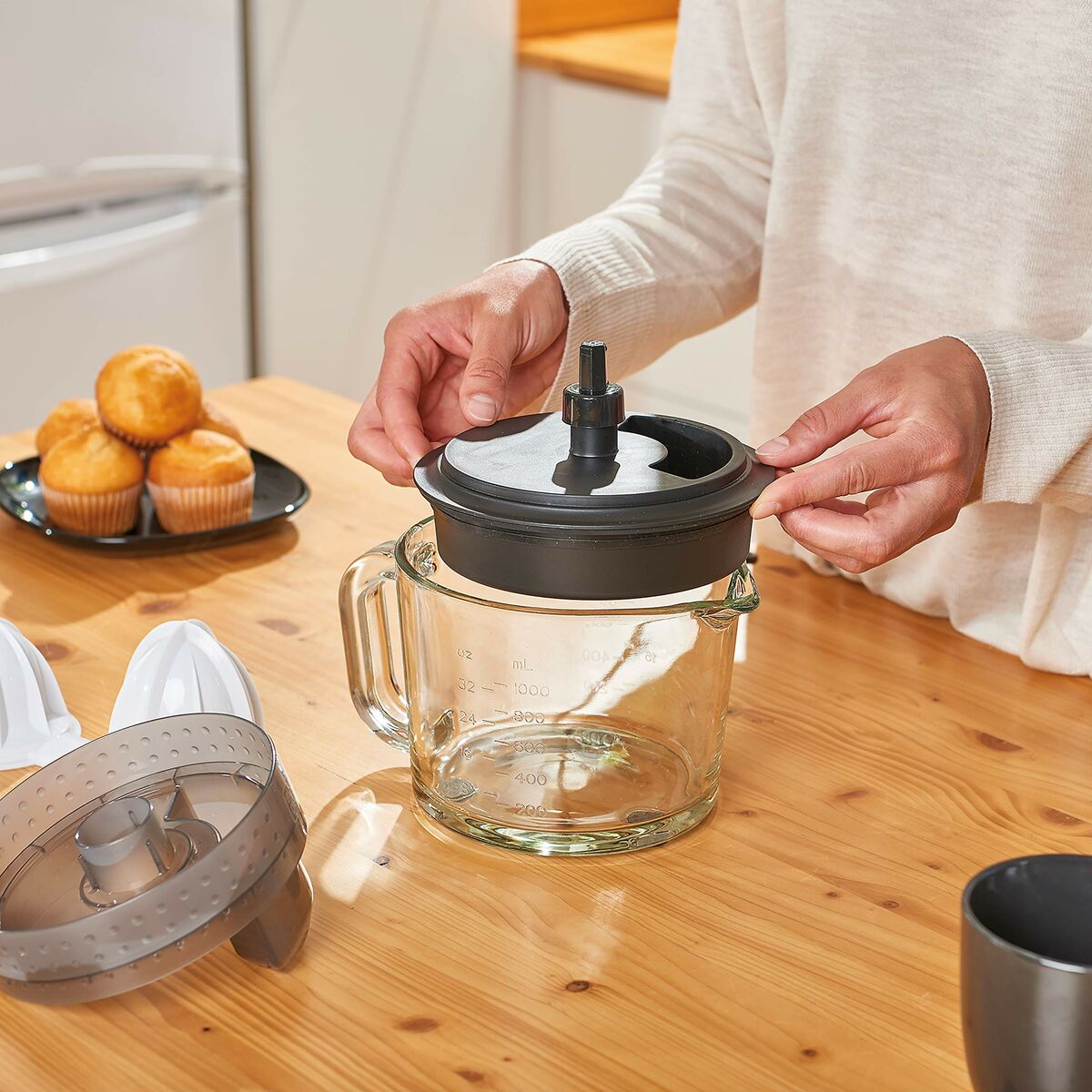 Ηλεκτρικός Αποχυμωτής Black & Decker ES9240070B Λευκό Μαύρο Διαφανές 30 W 1 L Ηλεκτρικός Αποχυμωτής Black & Decker ES9240070B Λευκό Μαύρο Διαφανές 30 W 1 L